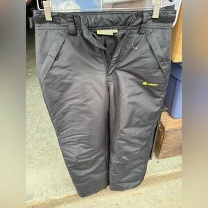 Men's Snow Pants - Solstice Black, small Water, Wind Resistant great condition